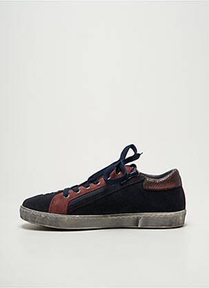 Baskets bout rond bout rond bleu REQINS fille