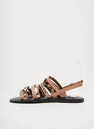 Sandales/nu pieds chiquet talon plat jusqu'à 3cm rose VANESSA WU femme