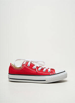 Baskets bout rond bout rond rouge CONVERSE enfant
