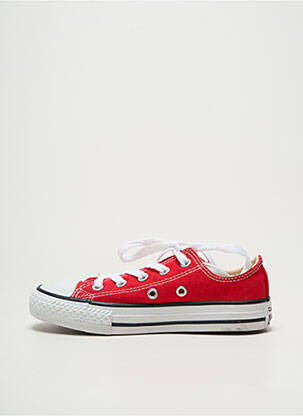 Baskets bout rond bout rond rouge CONVERSE enfant
