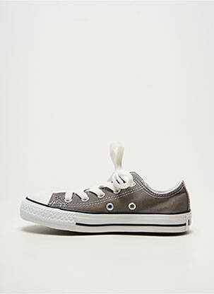 Baskets bout rond bout rond gris CONVERSE enfant