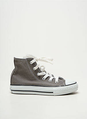 Baskets bout rond bout rond gris CONVERSE enfant