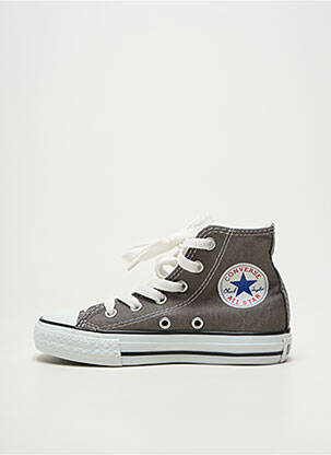 Baskets bout rond bout rond gris CONVERSE enfant