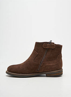 Bottines/boots talon bas talon bas marron REQINS fille