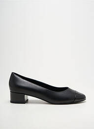 Escarpins matière lisse talon plat jusqu'à 3cm noir EMILIE KARSTON femme