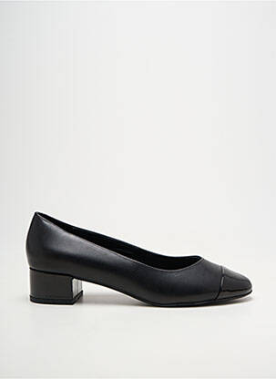 Escarpins matière lisse talon plat jusqu'à 3cm noir EMILIE KARSTON femme