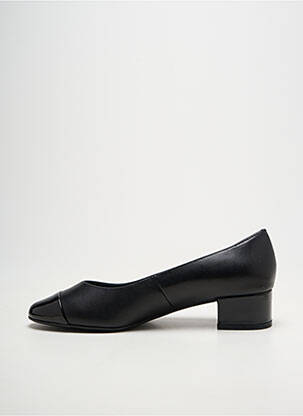 Escarpins matière lisse talon plat jusqu'à 3cm noir EMILIE KARSTON femme