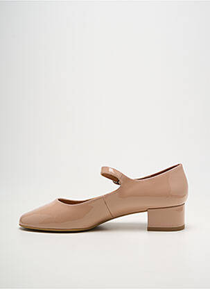 Escarpins fermeture boucle(s) talon de 4 à 6cm beige EMILIE KARSTON femme