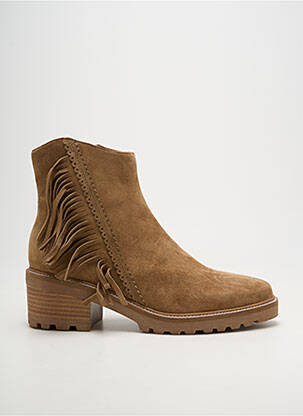 Bottines/boots talon bottier talon de 4 à 6cm beige MAM'ZELLE femme