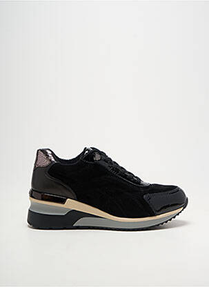 Baskets fermeture elastique talon de 4 à 6cm noir MAM'ZELLE femme