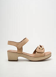 Sandales/nu pieds talon bottier talon de 4 à 6cm beige REMONTE femme