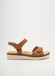 Sandales/nu pieds bout ouvert talon plat jusqu'à 3cm marron REMONTE femme