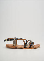Sandales/nu pieds chiquet talon plat jusqu'à 3cm or LES TROPEZIENNES PAR M.BELARBI femme