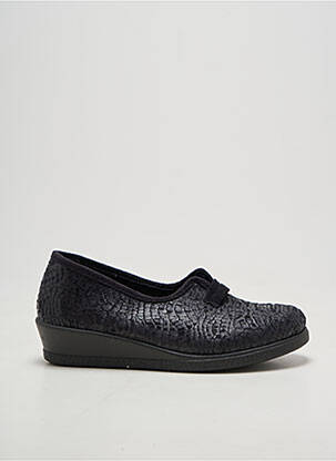 Chaussons/pantoufles voute plantaire talon plat jusqu'à 3cm noir ROHDE femme