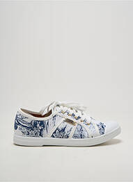 Baskets bout rond talon plat jusqu'à 3cm bleu LES TROPEZIENNES PAR M.BELARBI femme