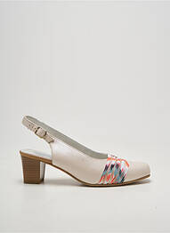 Escarpins fermeture boucle(s) talon de 4 à 6cm beige INEA femme