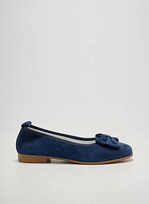 Ballerines bout rond talon plat jusqu'à 3cm bleu INFINI femme