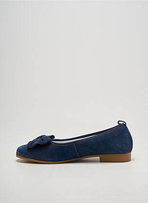 Ballerines bout rond talon plat jusqu'à 3cm bleu INFINI femme