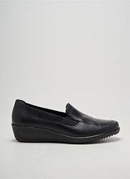 Mocassins tissage satiné talon de 4 à 6cm noir ARA femme