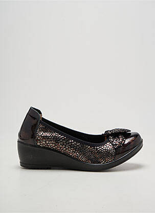 Escarpins tissage satiné talon de 4 à 6cm noir INFINI femme