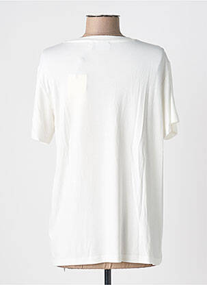 Top manches courtes manches courtes blanc KAFFE femme