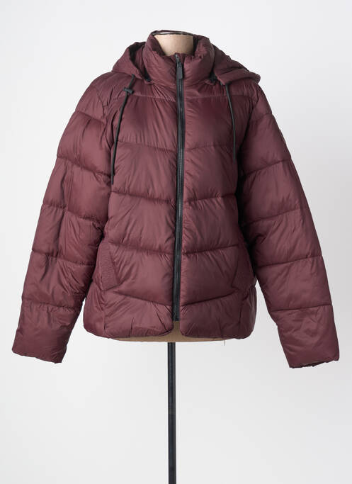 Doudoune poches sans capuche marron KAFFE femme