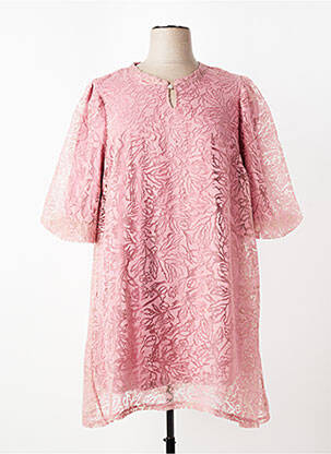 Tunique manches longues légère et transparente rose ZHENZI femme