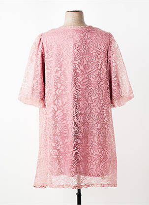 Tunique manches longues légère et transparente rose ZHENZI femme
