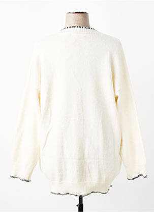 Gilet manches longues stretch beige CHRISTY femme