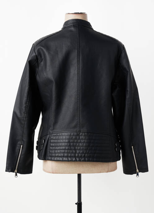 Veste simili cuir poches noir CHRISTY femme