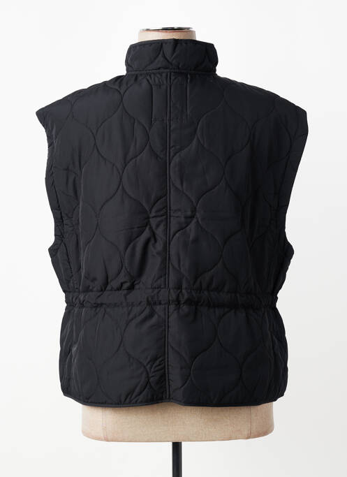 Doudoune tissage imperméable sans capuche noir ZHENZI femme