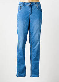 Jeans coupe slim stretch taille normale bleu ZHENZI femme