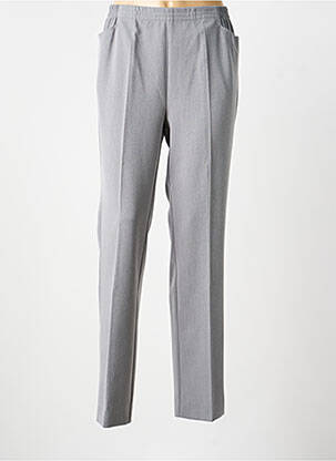 Pantalon slim taille élastique taille normale gris ADELINA BY SCHEITER femme