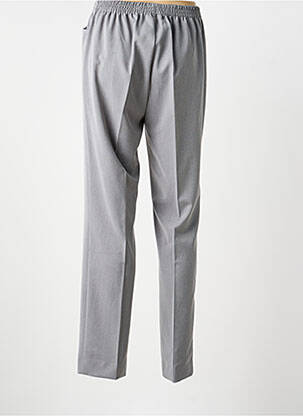 Pantalon slim taille élastique taille normale gris ADELINA BY SCHEITER femme