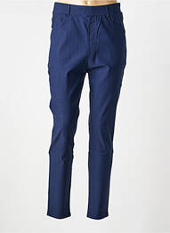 Jegging tissage popeline taille normale bleu NH-3 femme