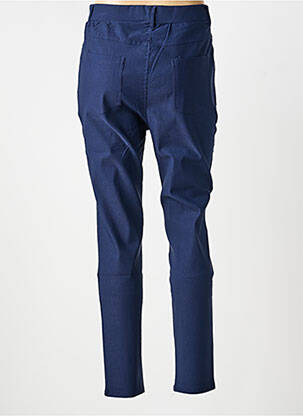 Jegging tissage popeline taille normale bleu NH-3 femme