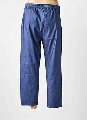 Pantalon droit stretch taille normale bleu 2W PARIS femme