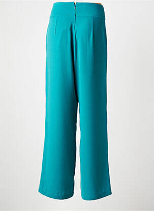 Pantalon large tissage crêpe taille normale vert MD'M femme