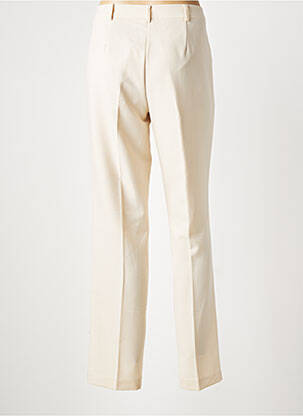 Pantalon droit stretch taille normale beige DIANE LAURY femme