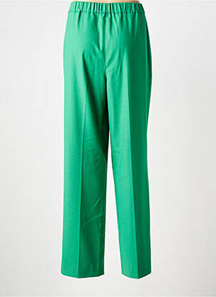 Pantalon droit stretch taille normale vert JULIE GUERLANDE femme