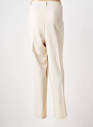 Pantalon droit stretch taille normale beige DIANE LAURY femme