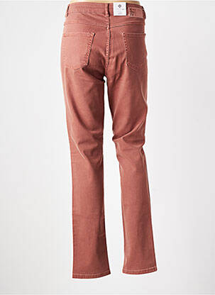 Pantalon droit stretch taille normale marron PARA MI femme