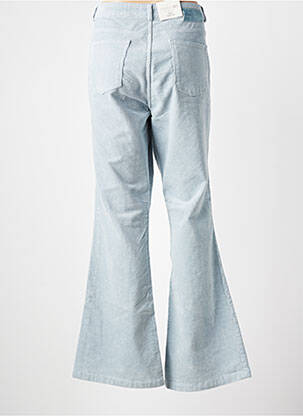 Pantalon flare stretch taille normale bleu PARA MI femme