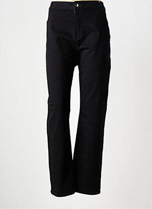 Pantalon droit stretch taille normale noir DIANE LAURY femme