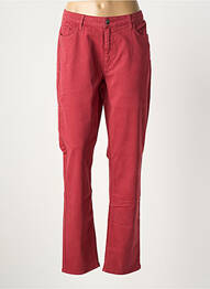 Jeans coupe slim stretch taille normale rouge FRANCE RIVOIRE femme