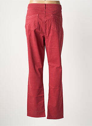 Jeans coupe slim stretch taille normale rouge FRANCE RIVOIRE femme