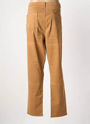 Jeans coupe slim stretch taille normale marron FRANCE RIVOIRE femme