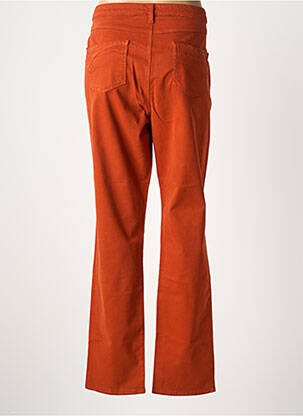 Jeans coupe slim stretch taille normale orange FRANCE RIVOIRE femme