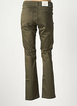 Jeans coupe slim poches taille haute vert PARA MI femme