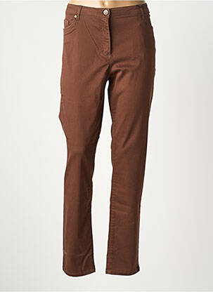 Jeans coupe slim stretch taille normale marron BETTY BARCLAY femme